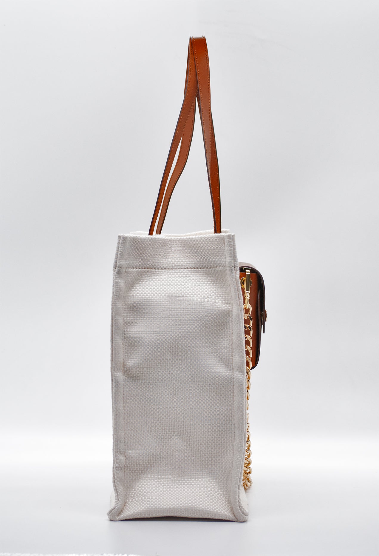 handbag, tote, beachtote, canvas, vegetableleather, doublebag, madeintuscany,