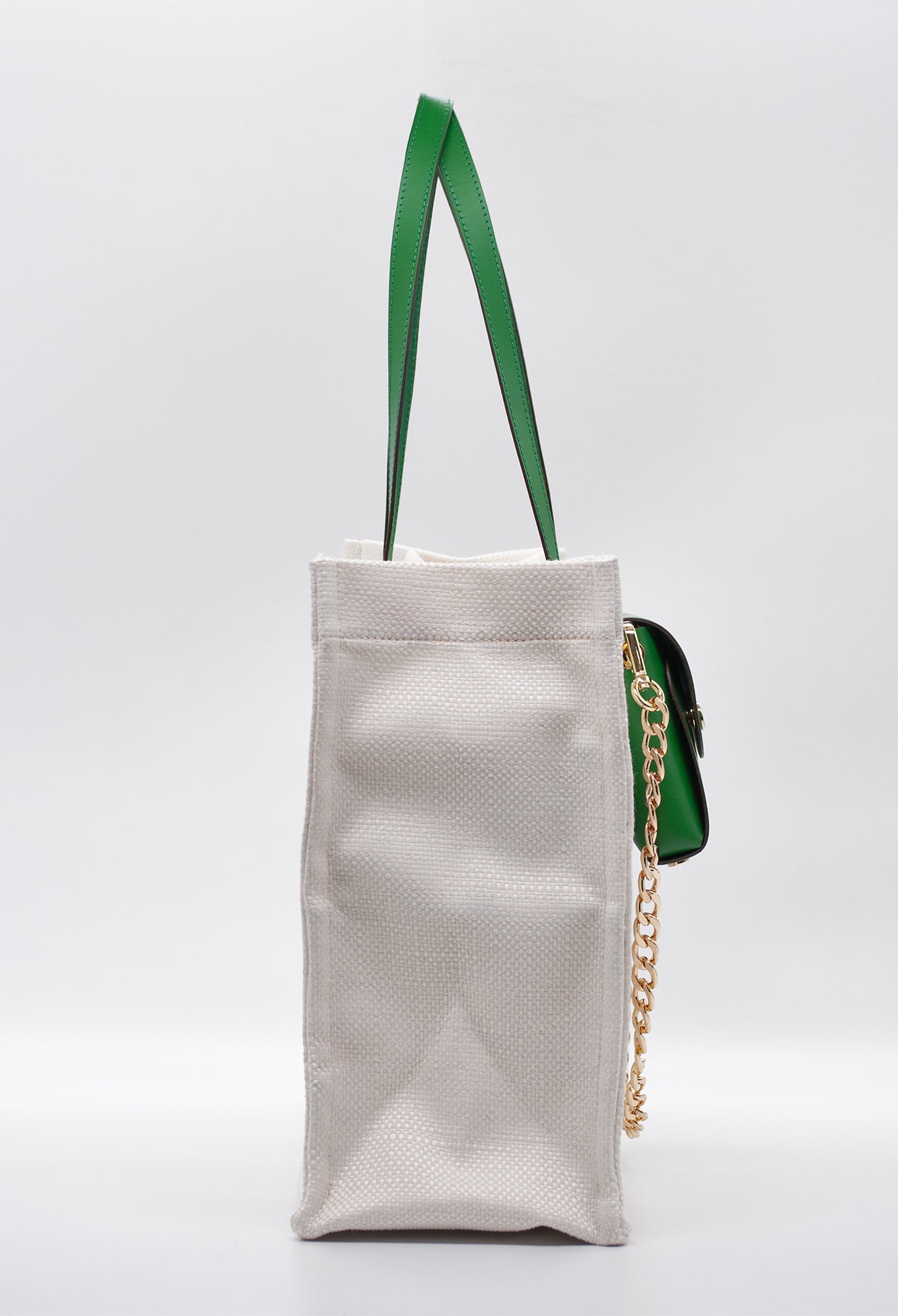 handbag, tote, beachtote, canvas, vegetableleather, doublebag, madeintuscany, clutch,