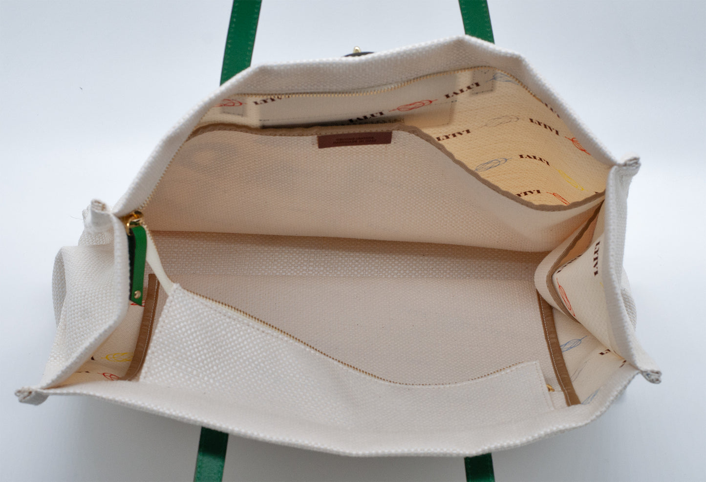 handbag, tote, beachtote, canvas, vegetableleather, doublebag, madeintuscany, clutch,