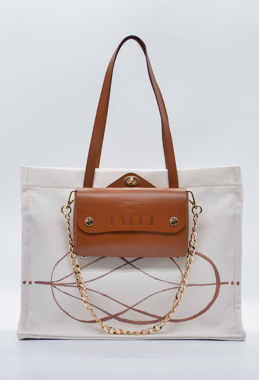 handbag, tote, beachtote, canvas, vegetableleather, doublebag, madeintuscany, 